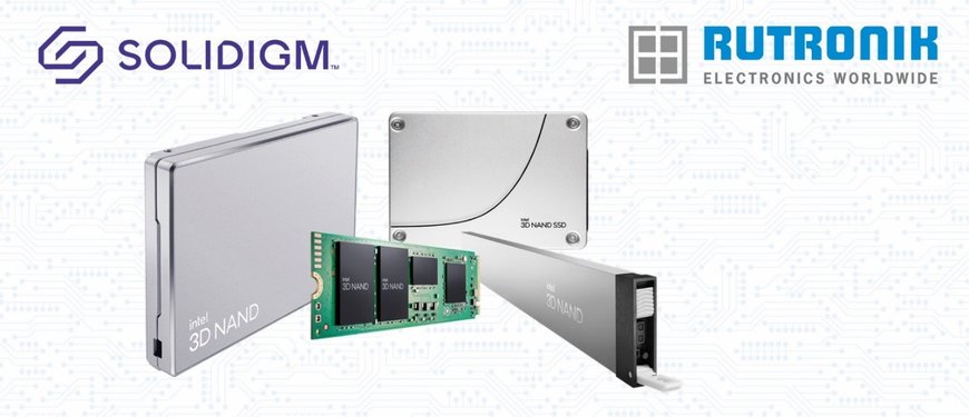 Optimized storage solutions from Solidigm complement Rutronik's product portfolio